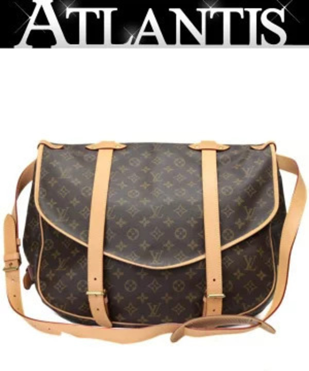 LOUIS VUITTON Saumur Shoulder Bag Monogram
